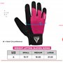RDX Gants De Musculation Gant Fitness Gymnastique Sport Anti-Dérapant, Protection Paume Adhérence Entrainement Halterophilie Rem