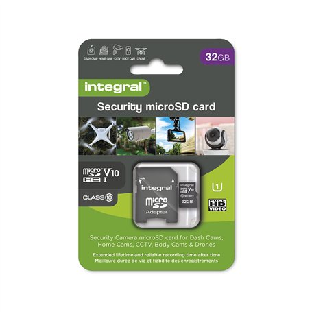 Integral Carte mémoire 32 Go INMSDH32G10-SEC