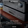 Cambridge Audio AXC35 - Lecteur CD séparé pour chaîne Hi-FI avec Lecture sans décalage et convertisseur DAC Wolfson avec Sortie 