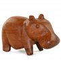 Hippopotame en bois sculpté à la main – Hippopotame maison – Sculpture hippopotame en bois statue statue unique décoration de ta