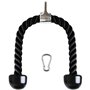 CampTeck U6935 - Corde Triceps Musculation Nylon Tricep Rope et Poignées Antidérapantes - Dorsal