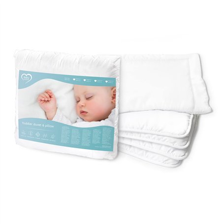 COUETTE DOUCE ANTI ALLERGIE 135X100 AVEC OREILLER POUR LIT DE BÉBÉ BÉBÉ