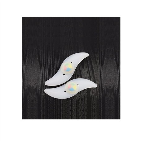 TRIXES Paire d'Ampoules pour Rayons de Roue de Vélo avec des LED aux Couleurs Changeantes