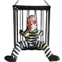 TRIXES Squelette d'halloween Effrayant en Cage, Accessoire de Maison hantée avec Voix hurlante, créature de Cauchemar