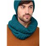 likemary Snood Homme – Tour de Cou & Cache Cou en Laine Mérinos – Écharpe Tubulaire Fait Main – Cadeau Éthique et Chaleureux ble