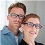 La Société Lunettes De Lecture Bleu Foncé Rouge Léger Lecteurs Valeur Pack 2 Hommes Femmes RR32-3Z +2,00