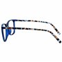OPULIZE Arc Lunettes de Lecture Pack de 2 Montures Carrées Minces Élégantes Charnières à Ressort Anti-Rayures Noir Bleu Branches