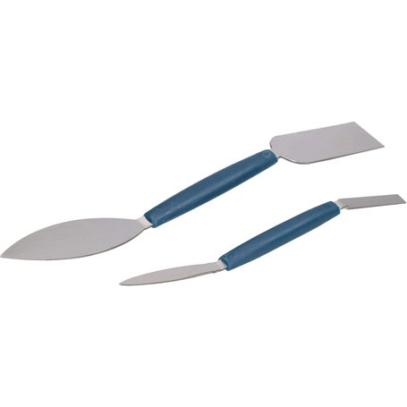 Lot de 2 outils de profilage triangulaires pour plâtrier et plâtre