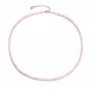 Philip Jones Collier de mini perles en quartz rose