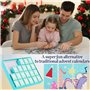 Disney Stitch Calendrier de l'Avent 2025 Femme Ado Enfant Famille Compte à Rebours Noel 24 Jours Jigsaw Puzzle Calendrier 1000pc
