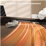 Ciarra CAHCF516-W Radiateur Soufflant à Économie D'Énergie, Radiateur Soufflant Salle de Bain, 3 in 1 Fonctionnement, 2 Niveaux