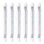 Litinliv 6 Pièces R7S Ampoule Halogène 118mm 200W 220V