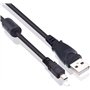 USB Câble Chargeur 8-Pin Câble de Données 150cm compatible avec Appareils Photo Sony Cybershot DSCH300