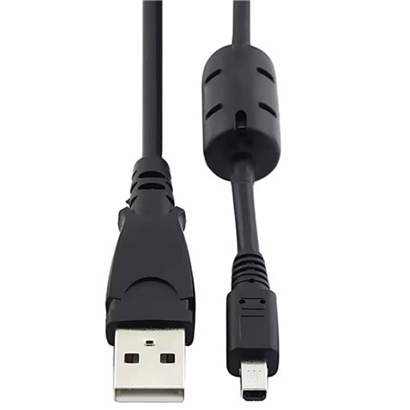 Rechange USB Câble de Données 4 Broches 150cm compatible avec Konica Minolta DiMage