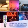 BrightWish Ampoule LED RGB E14 avec Télécommande, Dimmable, Changement de Couleur, Blanc Chaud 3000K & Froid 6000K, 12 Couleurs,