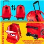 Disney Cars Valise Enfant Sac de Voyage à roulettes Lightning McQueen Trolley Bag Léger Sac à Dos Enfant Vacances École 42 x 30 