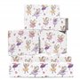 Papier cadeau souris – 6 feuilles de papier cadeau pour elle – Souris ballerine – Motif cœur arc-en-ciel – Papier cadeau blanc –