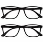 OPULIZE NYX Lunette anti lumiere bleue femme & homme - Lunette Loupe Ecran/Gaming - Lot de 2 - Anti-éblouissement
