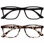 OPULIZE NYX Lunette anti lumiere bleue femme & homme - Lunette Loupe Ecran/Gaming - Lot de 2 - Anti-éblouissement