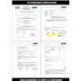 voltX 'Quad' 4 in 1 - Lunettes de sécurité de Lecture à Verres entièrement grossissants (Dioptrie +2,5, Transparent) - avec Band