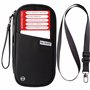 OW-Travel Porte Passeport Voyage (Noir) Pochette Voyage Documents avec Protection RFID. Portefeuilles Passeport Spacieux Familia