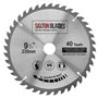 Lame de scie circulaire à bois Saxton TCT - 235 x 30 mm x alésage x 40 dents pour Bosch Makita Dewalt - TCT23540T