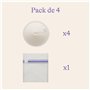 Lansinoh I Coussinets d'allaitement lavables x4