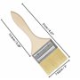 Kurtzy Pinceaux Peinture Mur (Lot de 12) Largeur Brosse 76,2 mm Taille Totale 21 cm - Pinceau Plat Peinture Pro Parfait pour la