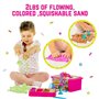 GirlZone Cadeau Fille Kit de Sable pour Enfants - Glacerie de Sable Toutes les Couleurs - Ice Cream Shop Play Sand for Kids - Su