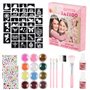 Kit de Tatouage Pailleté pour Enfants – Tatouages Temporaires et Résistants à l'Eau | Sûr et Non Toxique | Idéal pour Fêtes et A