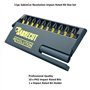 SabreCut SCRKB11PH2 Lot de 11 embouts magnétiques professionnels Phillips 32 mm PH2 et porte-embouts 60 mm dans une boîte de ran