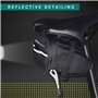 VeloChampion Petite Sacoche de Selle - Capacité de 1 Litre – Sacoche de Selle de Vélo Portable Réfléchissante