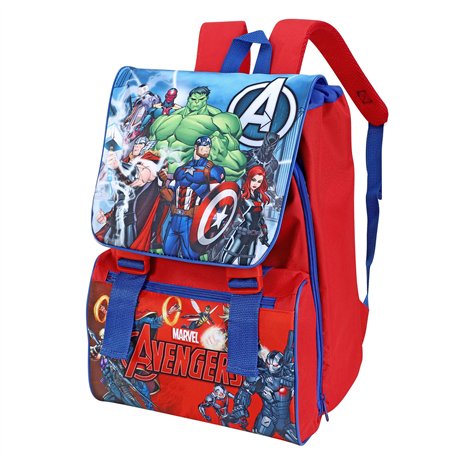 Marvel Avengers Sac à dos d'école pour enfant 31 x 24 x 9 cm Capacité 15 l