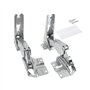 ELEMENT WAREHOUSE - Paire de charnières pour réfrigérateur congélateur Bosch Neff Siemens - Côté gauche ou droit - Standard - Ac