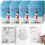 THE TWIDDLERS 36 Mini Livres de Coloriage de Noël