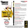 10 x SabreCut SCRH6152_10 152 mm H6 Hex Magnétique Impact Tournevis Embouts Set Single End Heavy Duty Compatible avec Dewalt Mil
