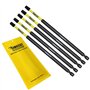 5 x SabreCut SCRSQ3152_5 Jeu d'embouts de tournevis à percussion carrée magnétique SQ3 152 mm à extrémité unique compatible avec