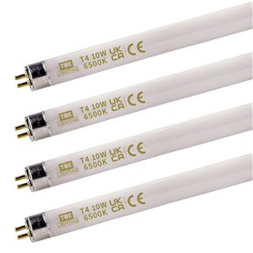 TBE LIGHTING Lot de 4 tubes fluorescents T4 10 W 352 mm – Lot de 4 ampoules CFL – Raccords de base G5 à 2 broches – Lampes T4 ha TBE LIGHTING Lot de 4 tubes fluorescents T4 10 W 352 mm – Lot de 4 ampoules CFL – Raccords de base G5 à 2 broches – Lampes T4 ha