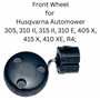 TIMBERA Kit réparation compatible avec Husqvarna Automower – roue avant (axe 6 mm & moyeu), joints carrosserie/affichage, roulem