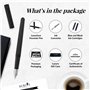 SCRIVI PENS Ensemble de stylos plume [Fine Plume], collection Artistry, coffret cadeau ; 2 cartouches d'encre, convertisseur de 