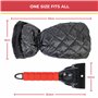GADLANE Lot de 2 Grattoirs à Glace pour Voiture - Grattoir Pare Brise Voiture Gant pour Vitres, Grattoirs à Neige avec Doublure 