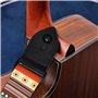 Colexy Sangle de Guitare de style ethnique, Sangle pour ukulélé Ajustable, Bandoulière à Guitare avec extrémités cuir PU, Access