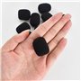 Disnace Pack de 12 Mini Bonnette Micro Casque, Mini Microphone Casque Pare-brise Mousse, Housses de Microphone en Mousse Anti Po