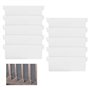 Disnace Lot de 10 plaques de lestage pour rideau à lamelles - 89 mm - Poids de rechange - Store vertical - Blanc - Pour store ve