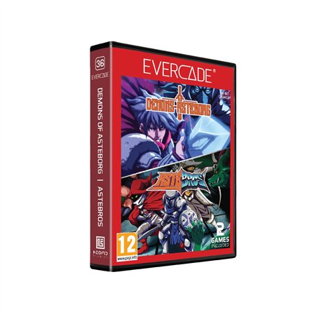 Evercade Demons of Asteborg and Astebros Dual Cartridge