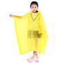 Cozlly Imperméable pour Enfant, Poncho de Pluie Transparent avec Capuchon, Manteau de Pluie Léger en EVA, pour Garçons Filles, C