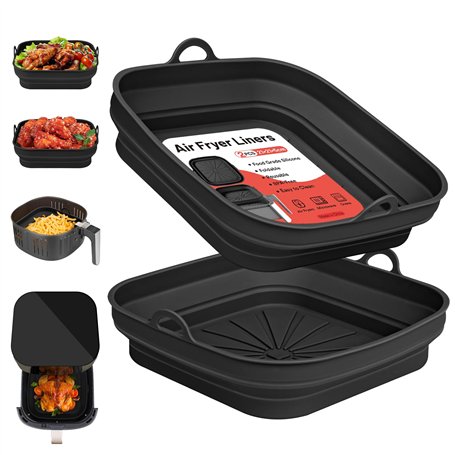 2 Pièces Moule Silicone Air Fryer