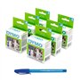 Dymo 6X DYMO Authentic LabelWriter Petites étiquettes multi-usages S0722530 | 13 mm x 25 mm | Autocollant | Rouleau de 1000 | Ét