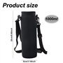 Wisebom 2 Pièces Sac de Bouteille d'eau 1000ml Housse Bouteille en Néoprène 8x22cm Grand Porte-Bouteille d'eau Porte Bouteille T