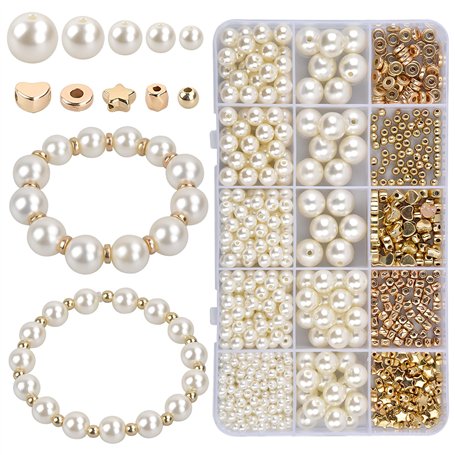 volumoon 720 Pièces Perles pour Bracelet
